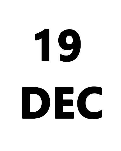 19 December